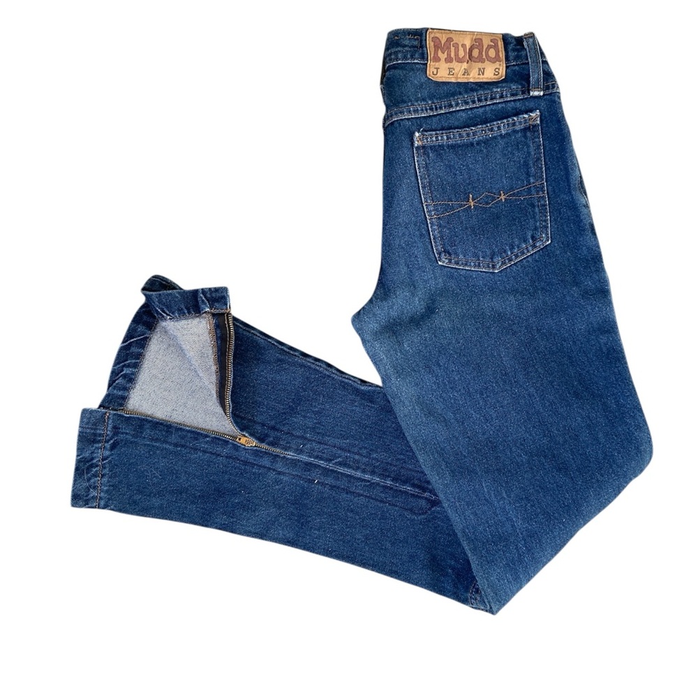 Vtg Mudd Low Rise Flare Jeans with Zippered leg detail